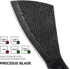 11 Inch Hatchet with Sheath, Small Compact Machete Axes, Fixed Blade Full Tang Camping Tactical Knife for Woodworking, Garden Machete Axe with Sheath for Bushcraft Yards Bushes Wood, A2BK