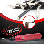 AFA Tooling - Deburring Tool with 15 Extra High Speed Steel Swivel Blades - Works on Metal, Resin, PVC Pipes, Copper, Plastic and 3D Printed Edges - Plumbing & 3D Printing Burr Removal Reamer Tool