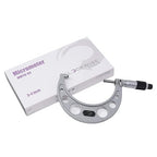 Clockwise Tools MMTR-04 Premium Outside Micrometer with Carbide Tip 3-4" Measuring Range 0.0001" Graduation Precision Machinist Tool