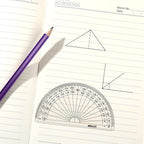 EBOOT 25 Pcs Math Protractors Plastic Protractor 180 Degrees, 4 Inches (Clear)