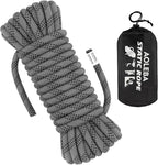 AOLEBA 10.5 mm Static Climbing Rope 10M(32ft) 20M(64ft) 30M(96ft) 50M(160ft) 70M(230ft) Outdoor Rock Climbing Rope, Escape Rope Ice Climbing Equipment Fire Rescue Parachute Rope