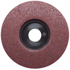 Benchmark Abrasives 4-1/2" Diameter Surface Preparation Non Woven Discs with 7/8" Arbor for Die Grinder Surface Grinding Polishing Burr Finish Rust Paint Removal (Pack of 10) (Maroon - Fine)