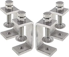 Heavy Duty 304 Stainless Steel Tiger Clamps (4pcs) - Wide Jaw Opening, Ideal for Woodworking & Crafts