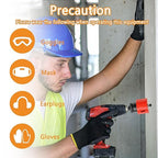 Hole Saw Heavy Duty bit Hex Shank,Hole Saw HSS with Arbor Bi-Metal & Heavy Duty Hole Saw Cutter for Wood Corn Hole Boards Plastic Drywall (φ74)