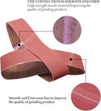 4 x 36 Sanding Belts, 120 Grit Aluminum Oxide Sanding Belt for Belt Sander, 4X36 Belt Sander Belt for Woodworking, 15 Pack(4x36in, 120 Grit)
