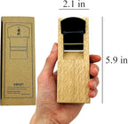 KAKURI Japanese Hand Plane 42mm for Woodworking, KANNA Block Plane Small Hand Planer Tool for Wood Chamfering and Smoothing, 5.9 x 2.1 x 1.6 inches, ECO Oak Body, Made in JAPAN