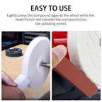 Buffing Polishing Cutting Compounds 12 Oz. Kit - Green Fine/White Medium/Red Coarse - 3 Pack