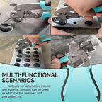 Car Clip Pliers and Disassembly Tools, Multi-Functional Automotive Snap Pliers, Cable Cutting Tool, Easy to Remove Fasteners, Clips, Buckles and Rivets, Open The Panels Without Damage