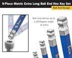 Titan 12763 35-Piece Star, Metric, and SAE Hex Key Set