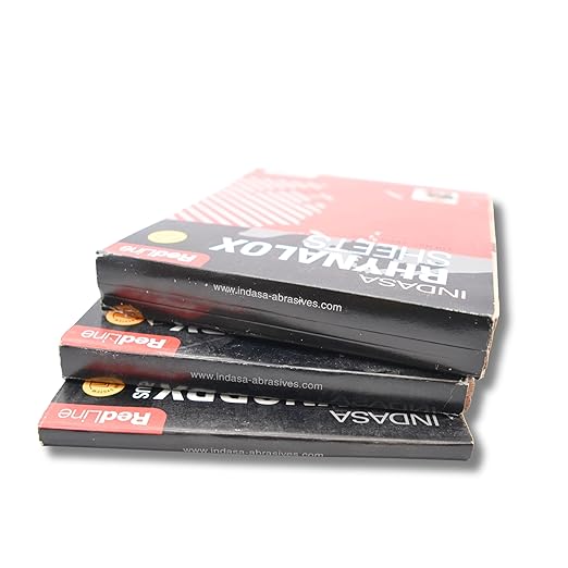 Indasa Redline Plus Sandpaper 9 X 11 Dry 220 Grit 50 Sheets