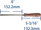 Cabinet Scraper Burnisher Tool with Beautiful Maple Handle High Speed Steel Rod