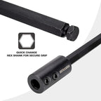 Tools Hole Saw Extension Chuck, 12-Inch x 1/2-Inch Hex Shank Reducing Locking Impact Extension