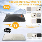 Backflow Preventer Cover Insulated (5°F) with Thick 7 Layers Fabric, 14" W x 18" H Backflow Cover with Aluminum Foil Layer for Winter Pipe Freeze Protection, Backflow Insulation Cover