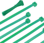 PATIKIL Cable Zip Ties 12 Inch, 100 Pcs Self-Locking Nylon Wire Tie Wraps Heavy Duty Cord Management with 50 lbs Tensile Strength for Indoor and Outdoor, Green (0.2" W)