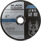 BHA Metal and Stainless Steel Thin Cut Off Wheels for Angle Grinders, 6” x .045” x 7/8” - 25 Pack