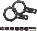 Roll Bar Adjustable Clamp for 1.625 to 2.0inch Bar,Universal 360 Degree Mount Tube Clamps 1.625"/1.75"/1.875"/2.0" for UTV ATV Roll Bars (2Pack)