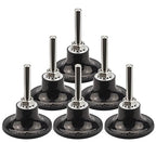 2 Inch Quick Change Disc Pad Holder, 6 Pack Lock Disc Holder, 1/4" Shank for Angle Die Grinder Attachments, Type R, for Polishing, Sanding and Surface Preparation