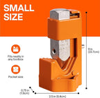 Wirefy Hammer Lug Crimper Tool - Cable Battery Wire Crimping Too Made with Hardened Stainless Steel - Accommodates Gauges from 8 AWG to 4/0