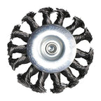 3PCS 3 Inch Knotted Wire Wheel Brushes Kit for Drill with 1/4-Inch Shank,Twist Brush Set Perfect for Rust Removal, Corrosion and Paint,Wire Wheels for Power-Operated Grinders