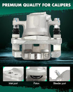 SCITOO Rear Left Brake Caliper With Bracket 19B7049 Compatible For Toyota For RAV4 2012-2018