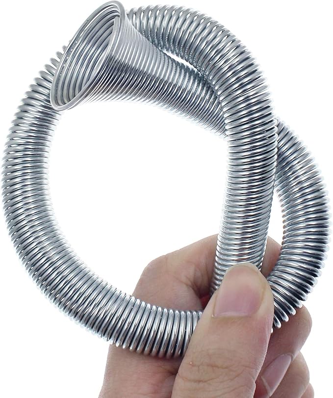 10 Pack Spring Tube Bender Set 1/4'', 3/8'', 1/2'', 5/8'' and 3/4'' for Copper, Aluminum and Thin Wall Steel Tubing Bender Kit, 13.78" / 350mm Length