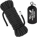 AOLEBA 10.5 mm Static Climbing Rope 10M(32ft) 20M(64ft) 30M(96ft) 50M(160ft) 70M(230ft) Outdoor Rock Climbing Rope, Escape Rope Ice Climbing Equipment Fire Rescue Parachute Rope