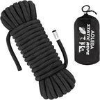 AOLEBA 10.5 mm Static Climbing Rope 10M(32ft) 20M(64ft) 30M(96ft) 50M(160ft) 70M(230ft) Outdoor Rock Climbing Rope, Escape Rope Ice Climbing Equipment Fire Rescue Parachute Rope