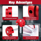 6Pcs PVC Pipe Reamer Kit, Lightweight Hollow Design PVC Fitting Saver for Sch.40 CPVC, ABS, Socket Hub Saver Includes 3/4", 1", 1-1/2", 2", 3", 4", Plumbing Tool Fits Standard 1/2" Drill