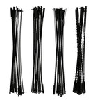 48pcs Scroll Saw Blade Set 5 Inch Pin End Scroll Saw Blades SK5 Carbon Steel Coping Saw Blade Jig Saw Blades Woodworking Tool for Wood Metal Plastic Cutting US(Black)