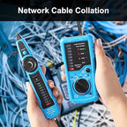 Network Cable Tester, Line Finder with Probe Tone, Wire Tracker Multifunction, RJ11 RJ45 Cable Tracer, Telephone Line Test, Ethernet LAN Network Cat5 Cat6 Cable Maintenance Collation