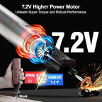 Cordless Rotary Tool Kit, 7.2V with Higher Torque, More Powerful, 5 Speeds 10000 to 28000 RPM, with 42 Accessories, Multi Purposes, Sanding, Polishing, Drilling, Etching, Engraving, DIY Crafts