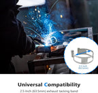 2.5 Inch (63.5mm) Stainless Steel Welding Tacking Band Clamp,Clamp-On Exhaust Pipe Tacking Band for Welding Fabrication