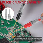 BINTA Multimeter Test Leads Kit for Home DIY, Electrical Test, Car Maintenance, Test Leads Kit with Replaceable Test Probes, Alligator Clips, Insulated Cap, Wrench CATIII 1000V 20A