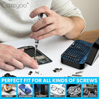 150 IN 1 Precision Screwdriver Set, 120 Bits Full Range Small Screwdriver Set, Magnetic Mini Repair Tool Kit for Ring Doorbell, Laptop, Switch, PS5, Xbox, Macbook, iPhone, Watch, Glasses - Navy Blue