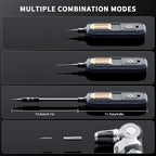 MANUAL 180 in 1 Screwdriver Set, Precision Screwdriver Set with Pick-up Screwdriver Bits, Quintic-Fold and Case Design, Magnetic Repair Tool Kit for iPhone MacBook Computer Laptop