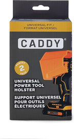 Drill Holder, Power Tool Organizer, Utility Storage Rack | Universal Wall Mount Cordless tools holder fits most drills like Dewalt Drill (2-PACK) (Yellow)