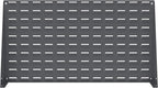 Akro-Mils 98636 Heavy Duty Steel Louvered Panel Standing Work Bench Storage Rack Garage Organizer for Mounting AkroBin Storage Bins, 36-Inch L x 8-Inch W x 20-Inch H, Grey