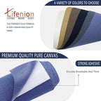 Canvas Repair Patch, 35X79 Inch Strong Sticky Fabric Repair Tape, Self-Adhesive Fabric Patch for Sofas, Tote Bags, Clothing, Car Seats, Furniture (Grey, 35X79 Inch)