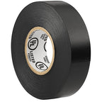 Black Electrical Tape - Professional Grade - 3/4 inch x 66ft - PVC Vinyl Electrical Insulating Tape for All Weather - U/L Approved - Waterproof - Pack of 3