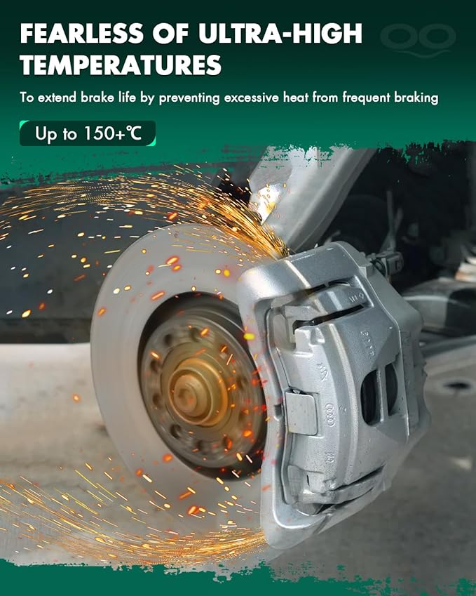 SCITOO 19B1335 19B1334 Front Left & Right Disc Brake Calipers Assembly w/Bracket For Acura For CL 1997-1999,For Honda For Accord 1990-1997