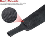 1" - 18 feet Braided Cable Management Sleeve 2 in 1 Heat Shrink Fabric Tube Wrap Organizer Cover Cable/Wire/Harness/Hose Sleeving