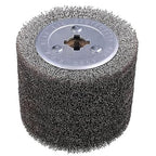 Surface Conditioning Tool Drum 4.7" x 4" Stainless Steel Wire Brush Drum (0.29mm Wire) Abrasive Wire Wheel for Metal Surface Polishing Grinding Removing