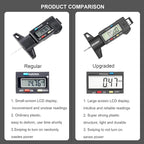 GODESON Digital Tyre Tread Depth Gauge UK,0-25.4 Mm Inch Tyre Guage Digital with Large LCD Display and Tire Tread Depth Measuring Tool for Cars,Trucks,Moto