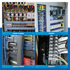 6 Sets Terminal Blocks, 6Pcs 8/10/12 Positions 600V 15A Dual Row Screw Terminal Strip Block + 6Pcs Pre-Insulated Terminals Barrier Strip + 60Pcs Insulated Fork Wire Connector…