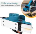 Electric Hand Planer, Portable Wood Planer Hand Held Power Planer Machine Woodworking Power Tool with Adjustable Planing Depth for Woodworker Carpenter Home DIY