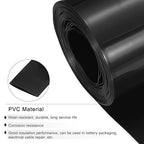 MECCANIXITY Battery Wrap PVC Heat Shrink Tubing 26mm Dia 43mm Flat 20 Feet(6meters) Black Good Insulation for Battery Pack