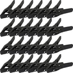 Lot of 24-6" inch Spring Clamp Large Super Heavy Duty Spring Metal All Black - 2.5 inch Jaw opening