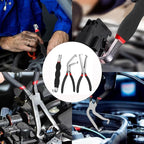 Electrical Disconnect Pliers, Electrical Connector Pliers for Cars, Automotive Electrical Plug Removal Tool, Terminal Removal Tool, Automotive Wire Locking Push Tab Disconnect Tools(3 PCS)