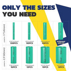 haisstronica 360PCS Heat Shrink Tubing,3:1 Ratio Adhesive Lined Marine Heat Shrink Tube Kit 8 Sizes(3/32"-5/8") Green