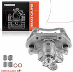 A-Premium Disc Brake Caliper Assembly with Bracket Compatible with Select Ford and Lincoln Models - Explorer 2011-2019, Flex/MKT 2010-2014, Taurus 2013-2019 - Rear Right Passenger Side